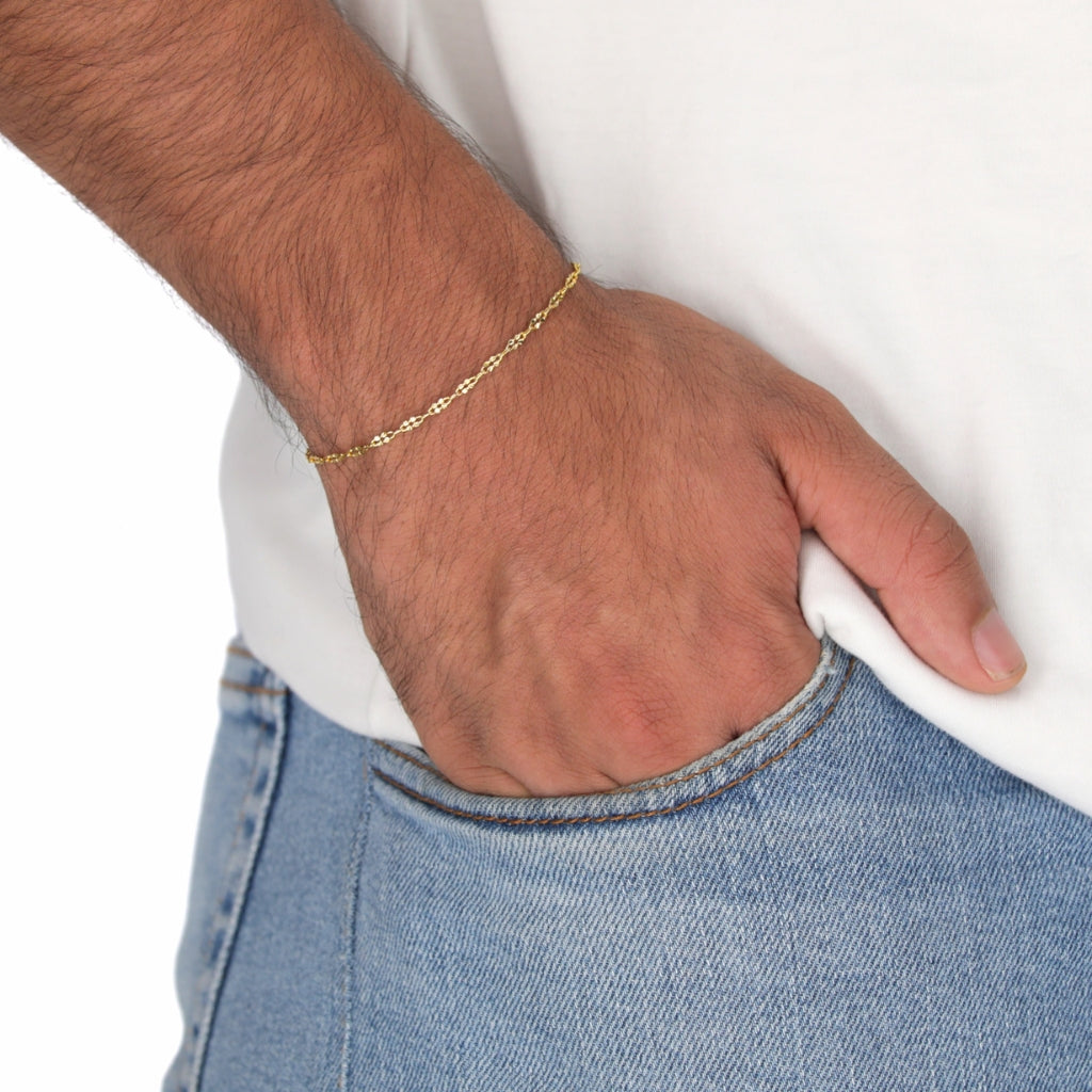 Pulsera Eslabon Diamantado