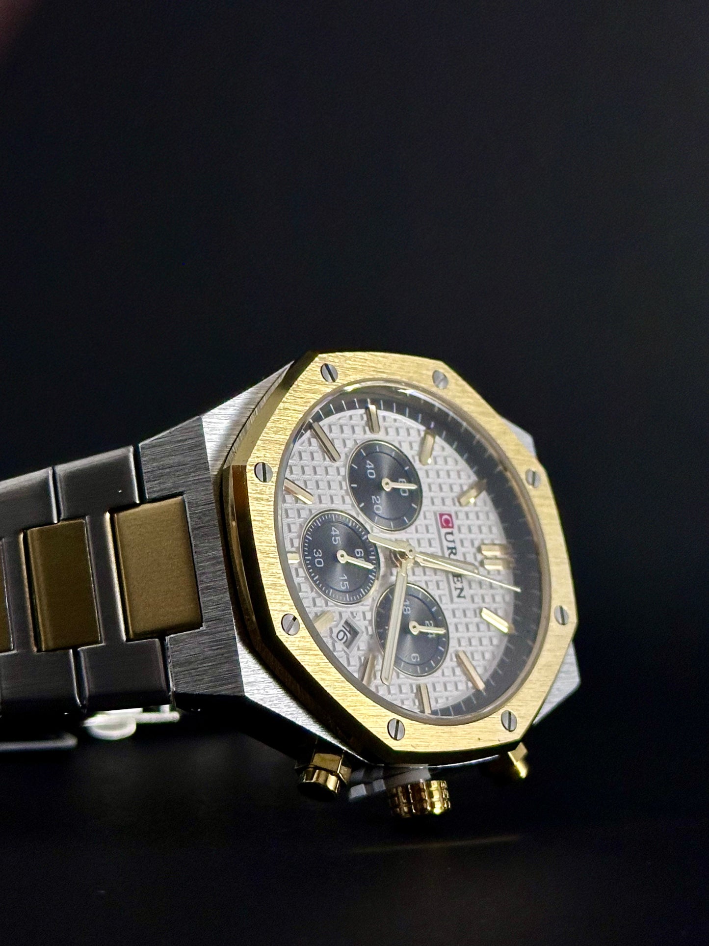 RELOJ CURREN CRONOGRAFO BICOLOR M09