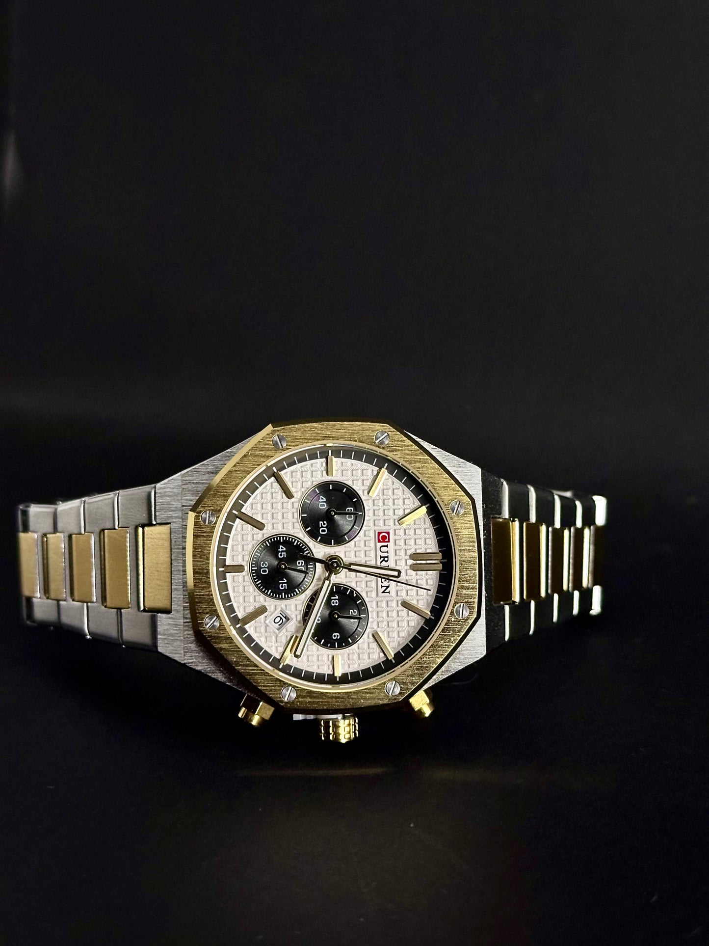 RELOJ CURREN CRONOGRAFO BICOLOR M09