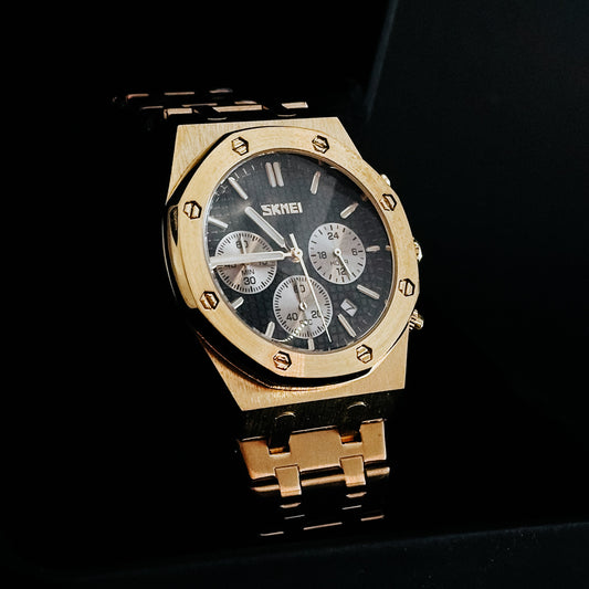RELOJ SKMEI DORADO M01
